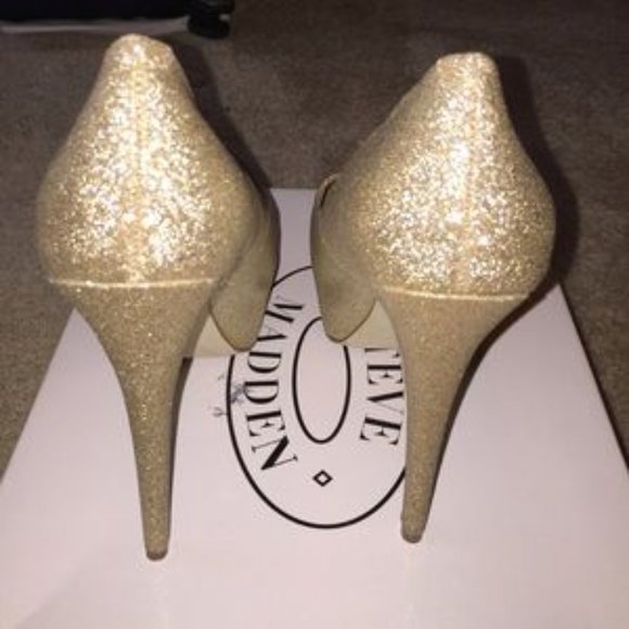 Steve Madden Dejavu Gold Glitter - Picture 7 of 7